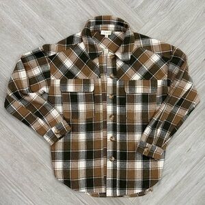 Pacsun LA Hearts Shacket XS/S Plaid